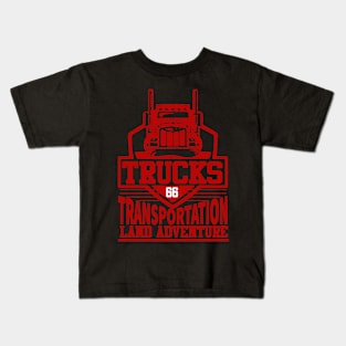 Trucks transportation land adventure Kids T-Shirt